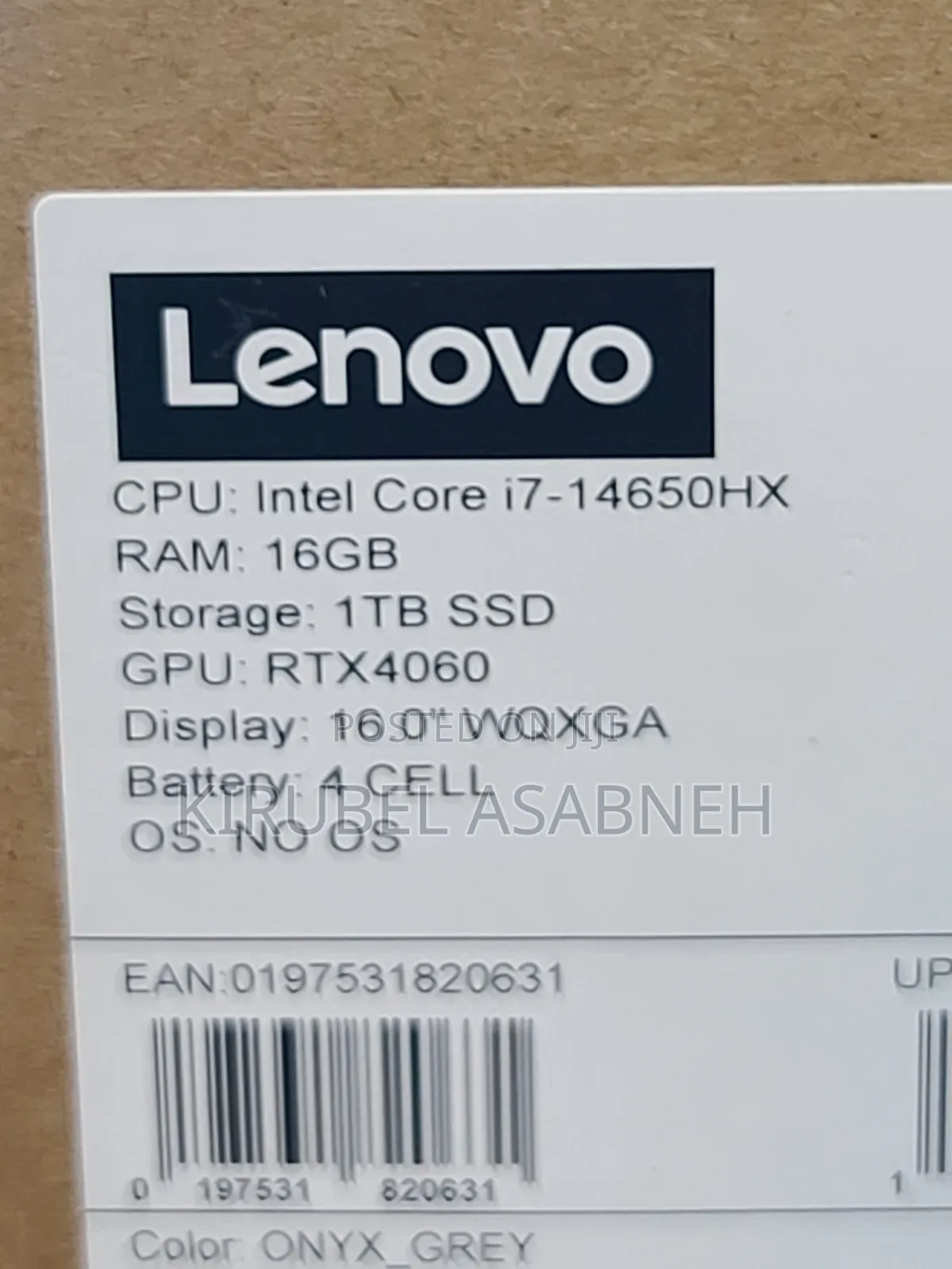 New Laptop Lenovo Legion 5 16GB Intel Core I7 SSD 1T