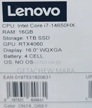 New Laptop Lenovo Legion 5 16GB Intel Core I7 SSD 1T