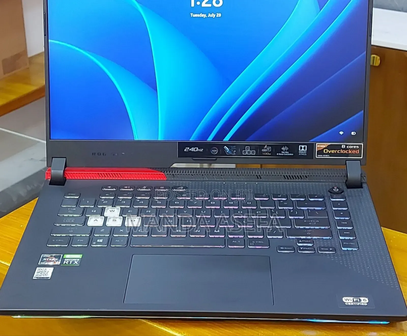 New Laptop Asus ROG Strix G16 G614 16GB AMD Ryzen 9 SSD 1T