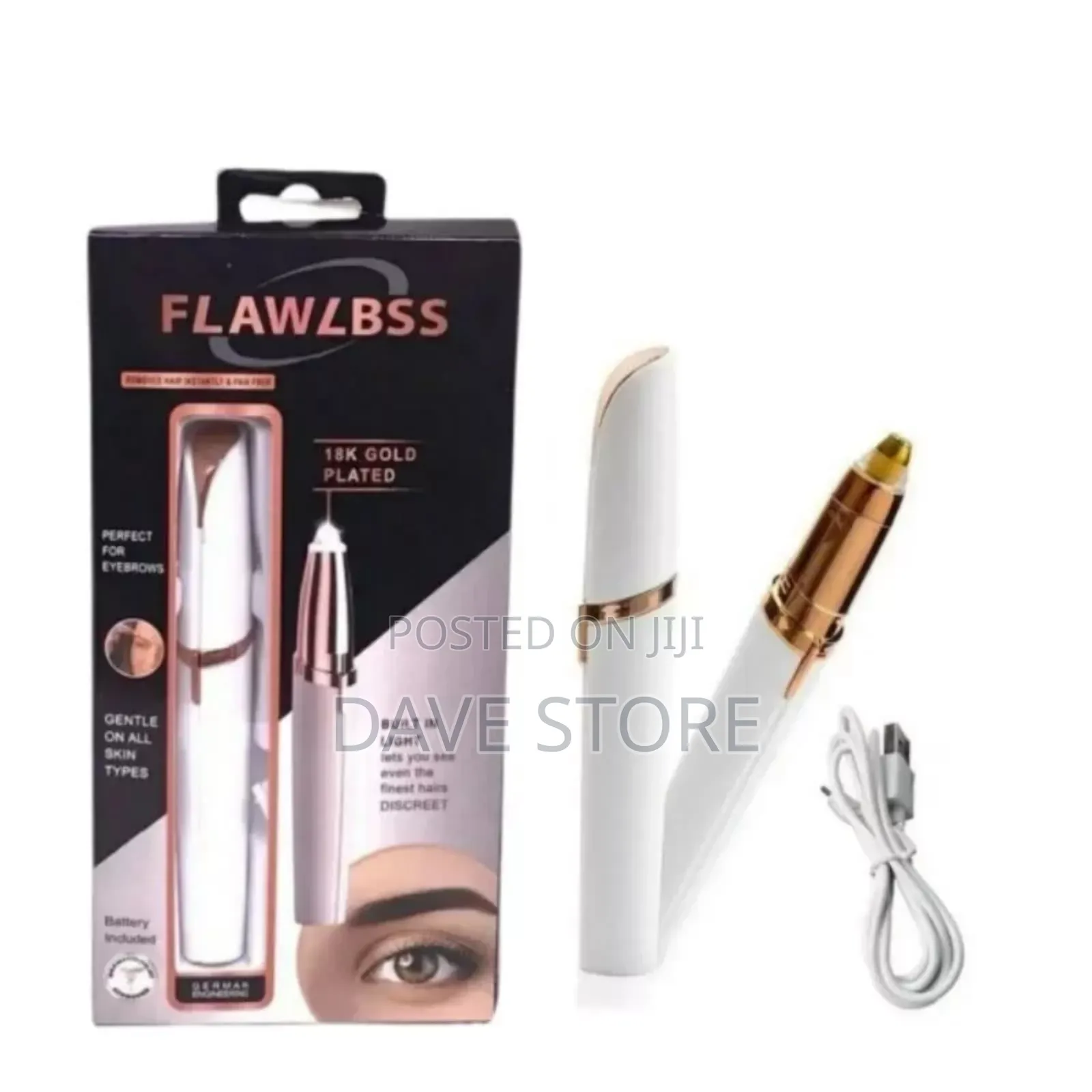 Rechargeable Flawless Brows በጣም በትንሽ ሰከንዶች ቅንድብን ለመቀንደብ