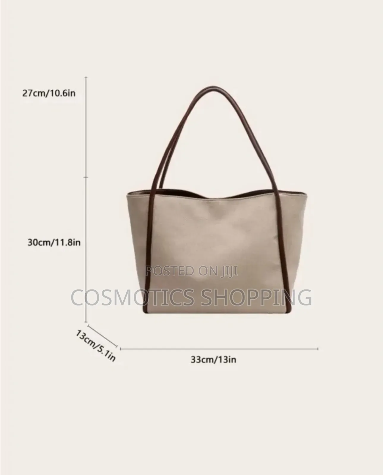 Cream Luxury Office Bag