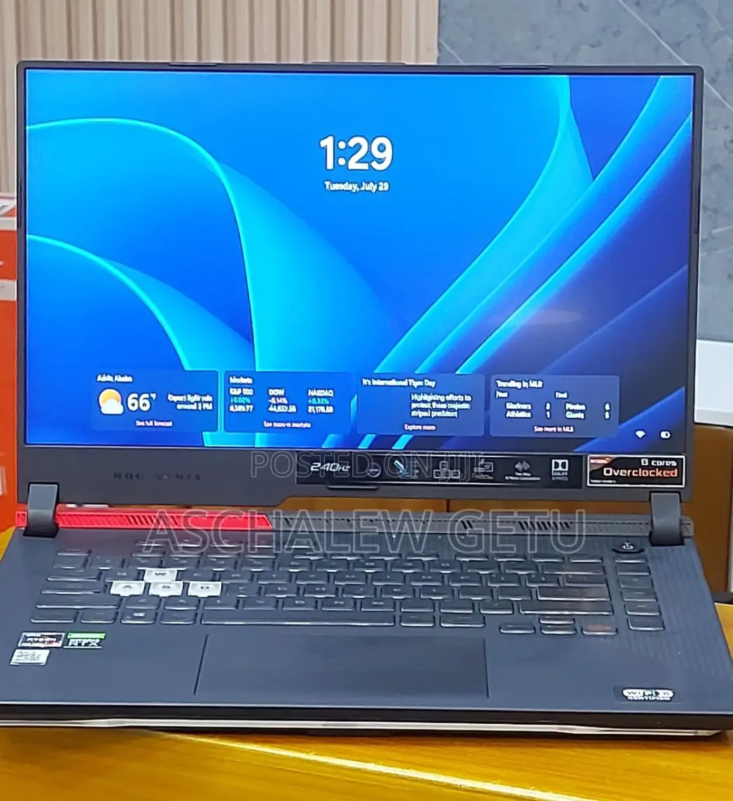 New Laptop Asus ROG Strix G15 16GB AMD Ryzen 9 SSD 512GB