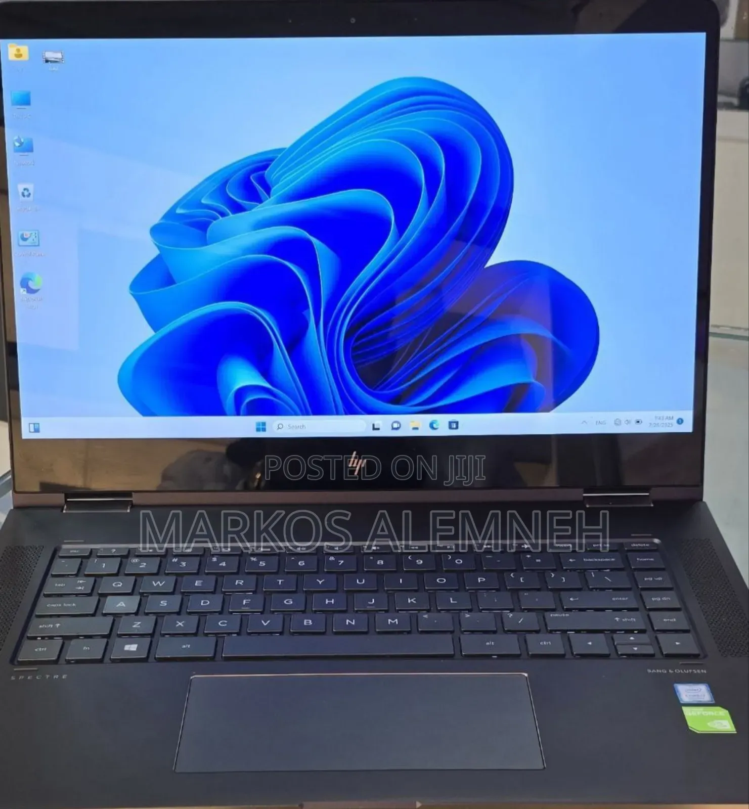 New Laptop HP Spectre 16GB Intel Core I7 SSD 512GB
