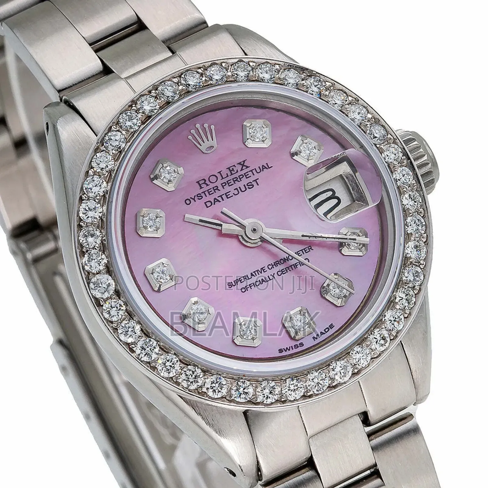 Rolex Datejust 67193 Pink Mop Dial Two-Tone Oyster Bracelet