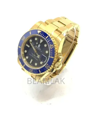 Rolex Yellow Gold 40mm Submariner Blue Dial 116618lb Minty