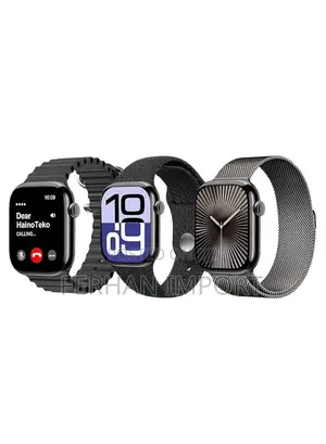 Haino Teko Sq-13 Smartwatch, Series 10, in Jet Black