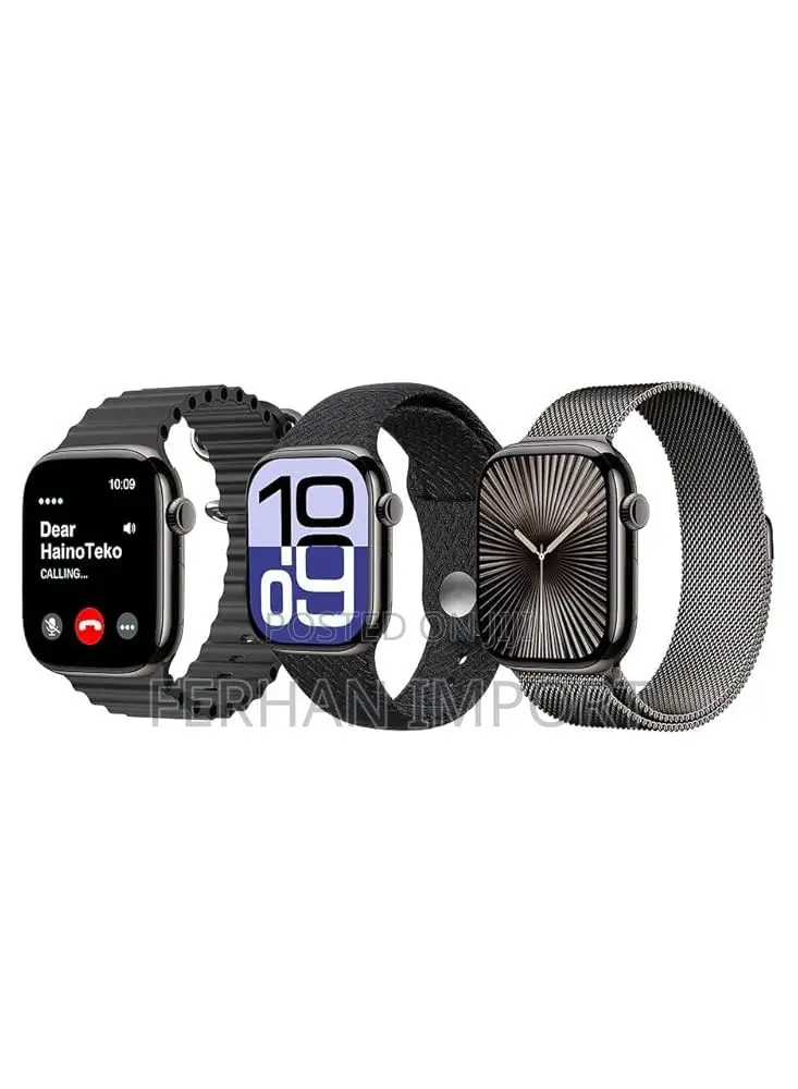 Haino Teko Sq-13 Smartwatch, Series 10, in Jet Black