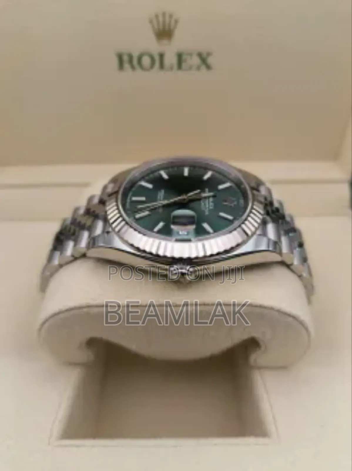 Rolex Datejust 41 126334 Mint Green Dial Jubilee Band Box