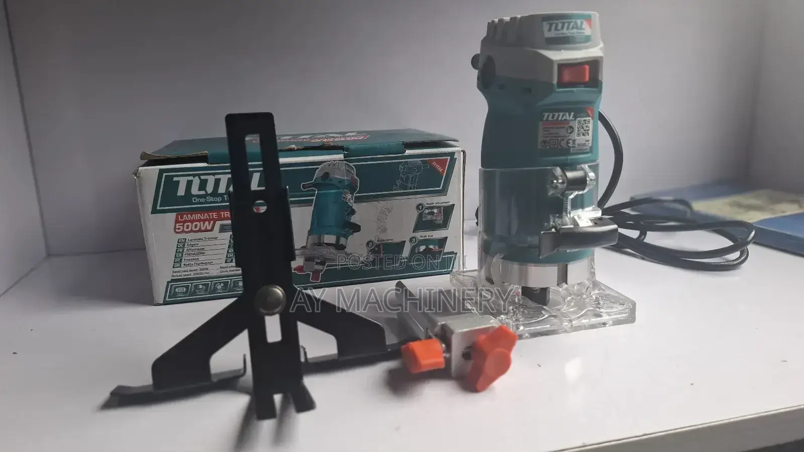Total Laminate Trimmer ባለ እንድ እጅ ሮተር