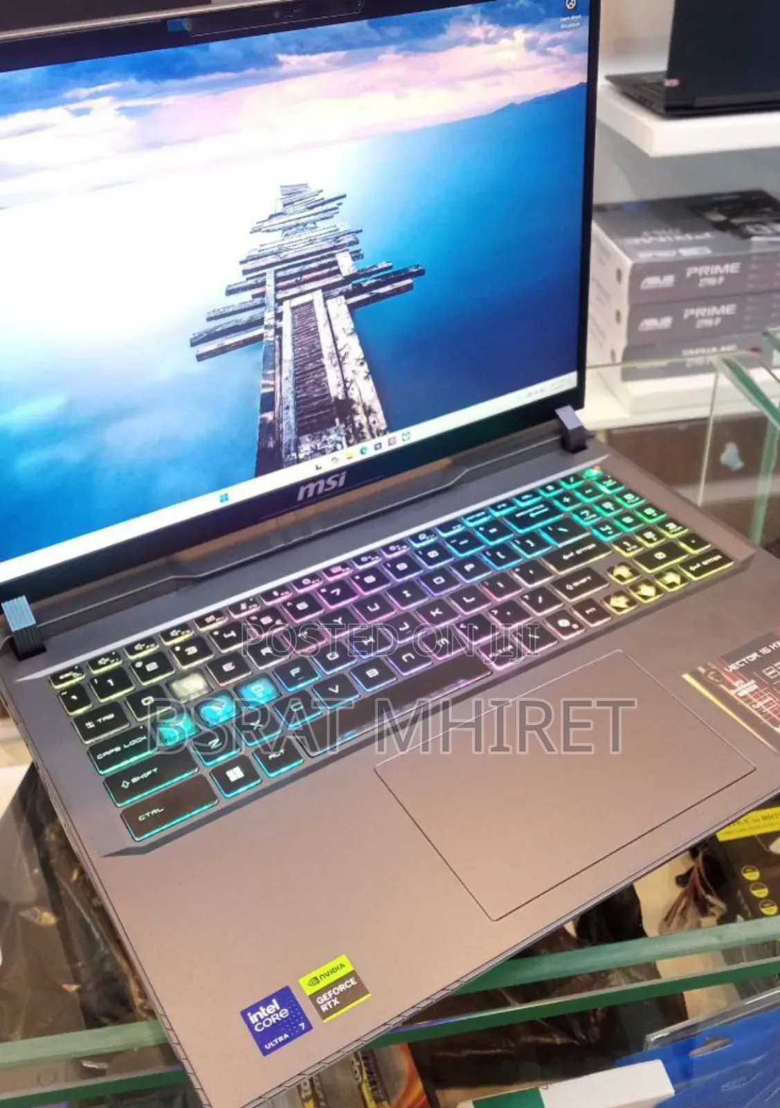 New Laptop MSI GF63 16GB Intel Core Ultra 7 SSD 1T