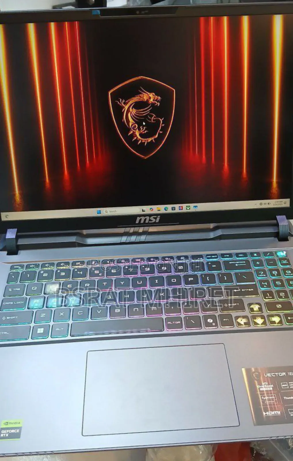 New Laptop MSI GF63 16GB Intel Core Ultra 7 SSD 1T