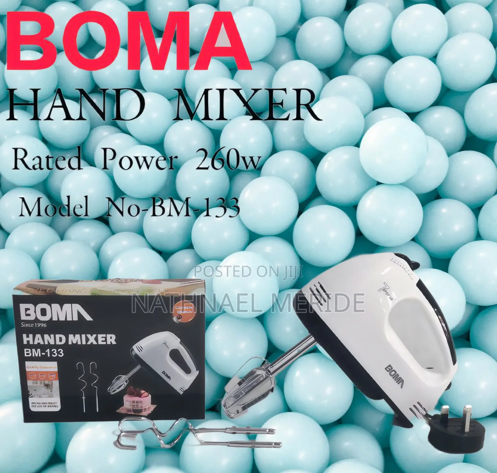 Boma Hand Mixer With Turbo Botton
