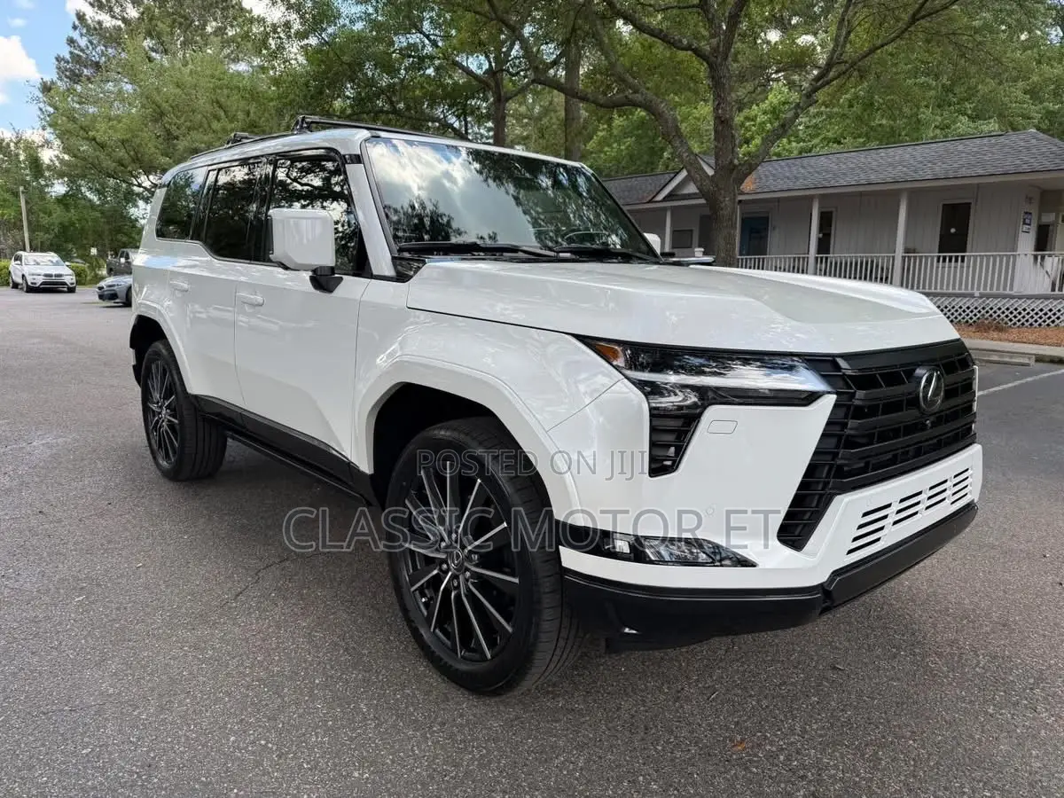 New Lexus GX 550h Hybrid AWD 2024 White