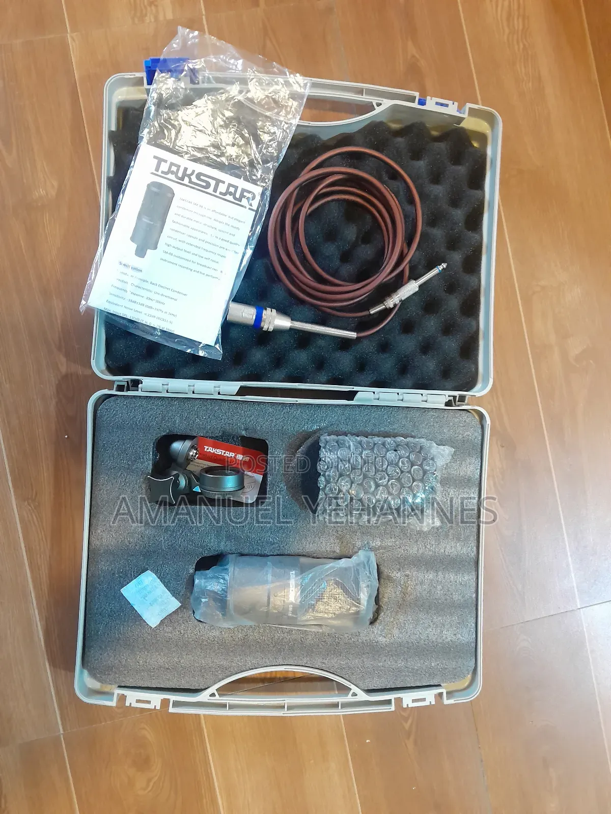 Takstar Sm-8b Condenser, Professional Microphone.