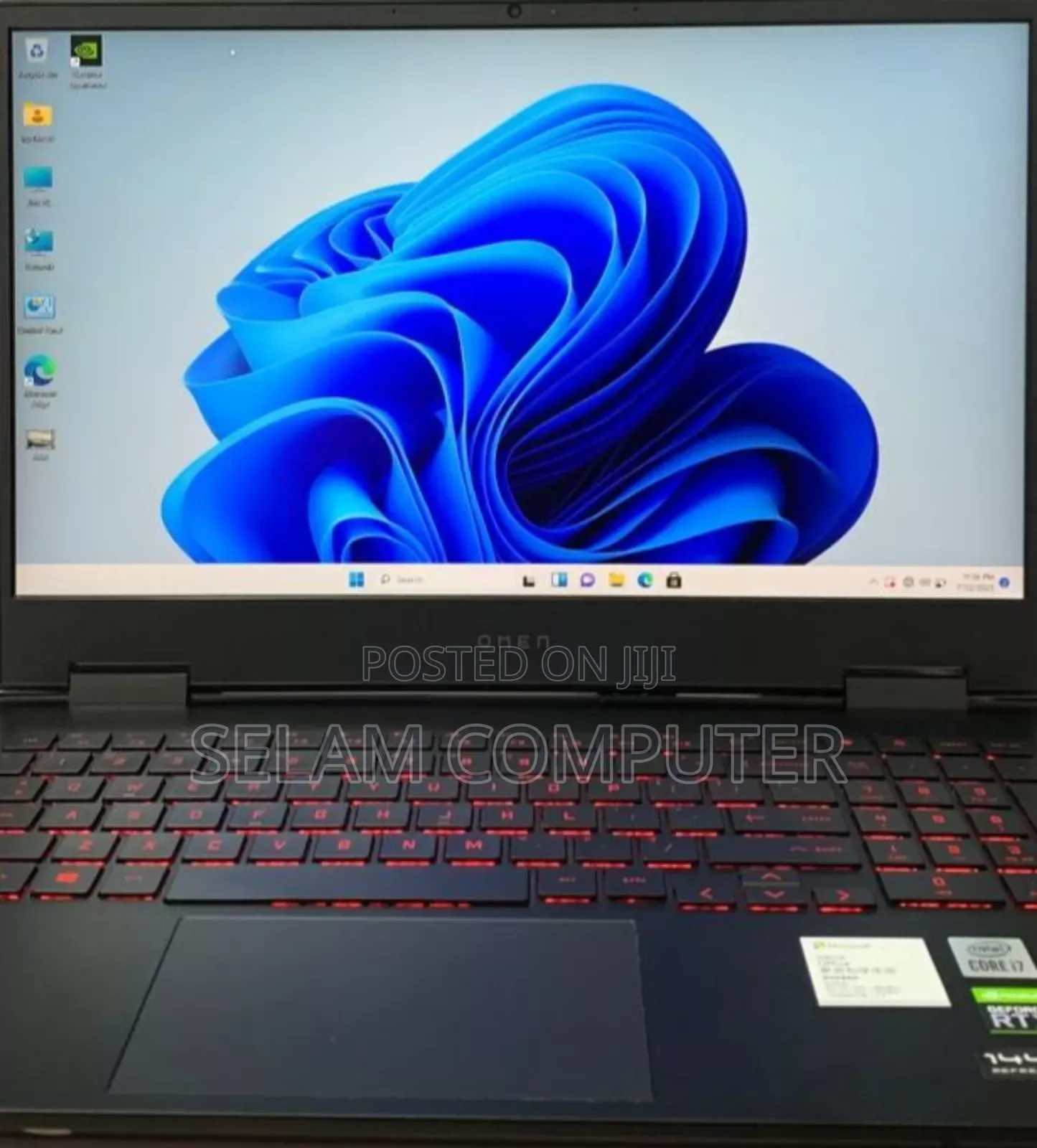 New Laptop HP Omen 15 16GB Intel Core I7 SSD 256GB