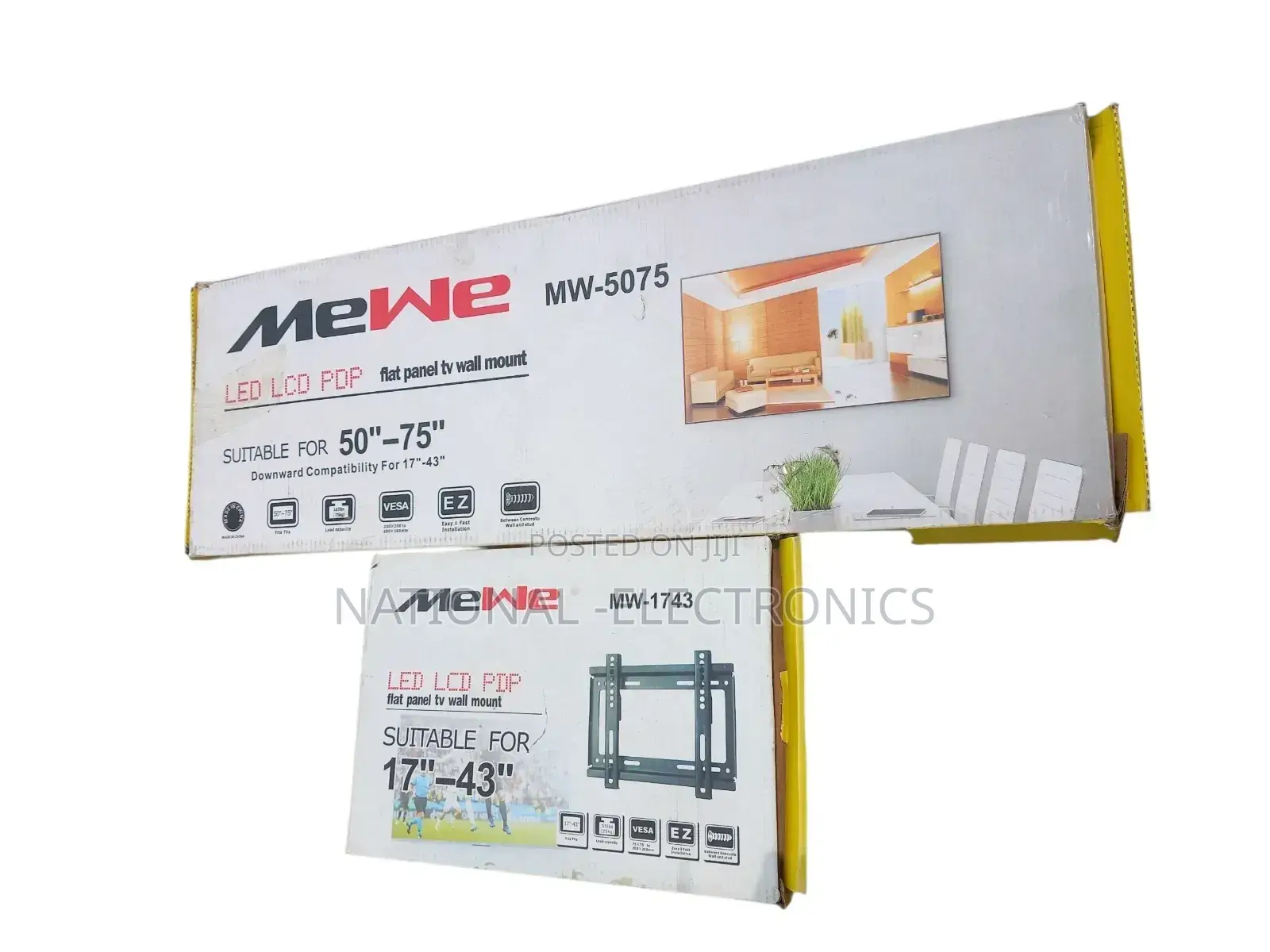 Mewe Wall Mount 50 70 Inch Tv መስቀያ