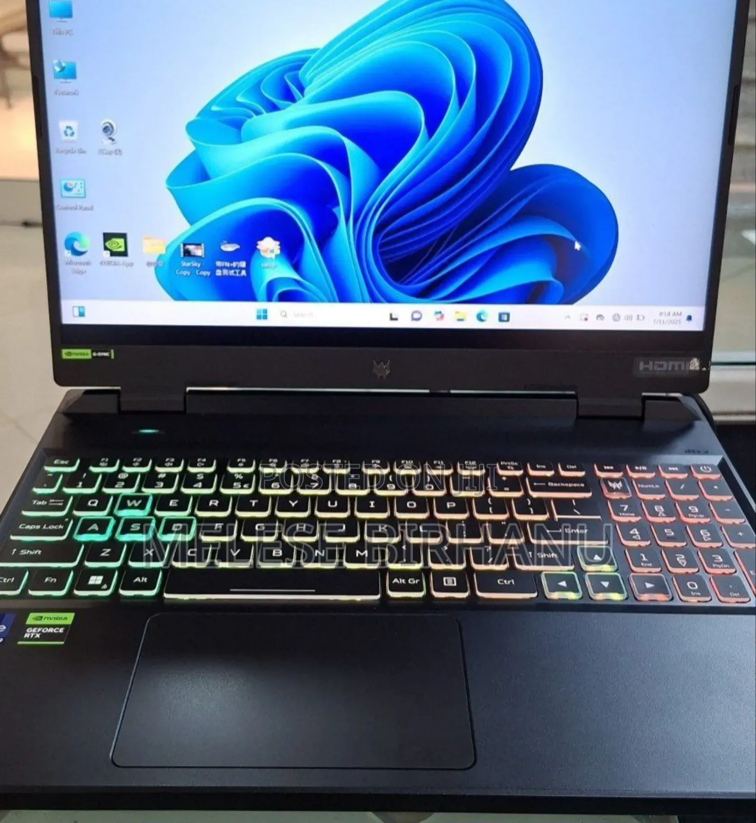 New Laptop Acer Predator Helios 300 16GB Intel Core I9 SSD 1T