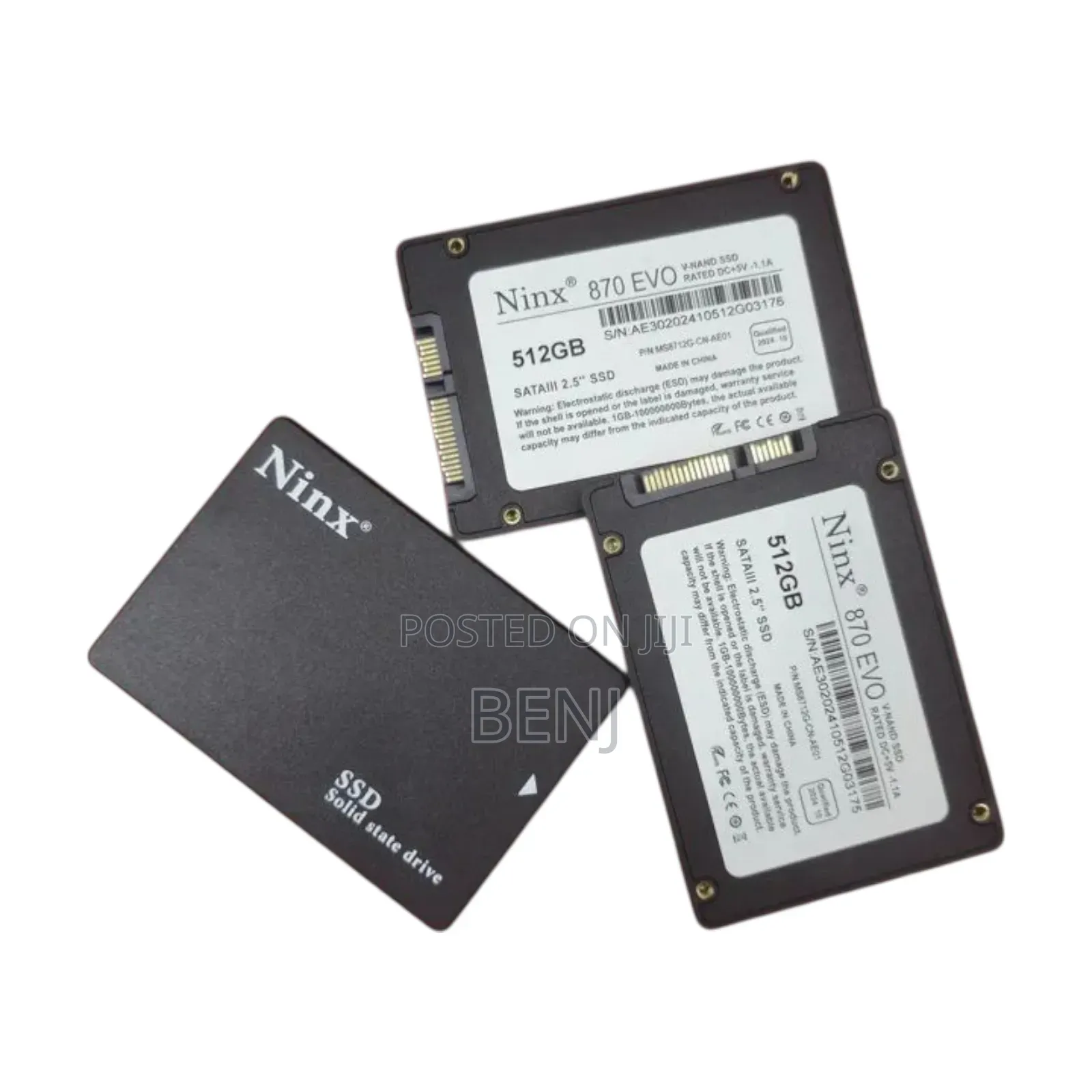 Ninx 512gb 870 Evo Sata Iii SSD Laptop | Pc Internal Storage