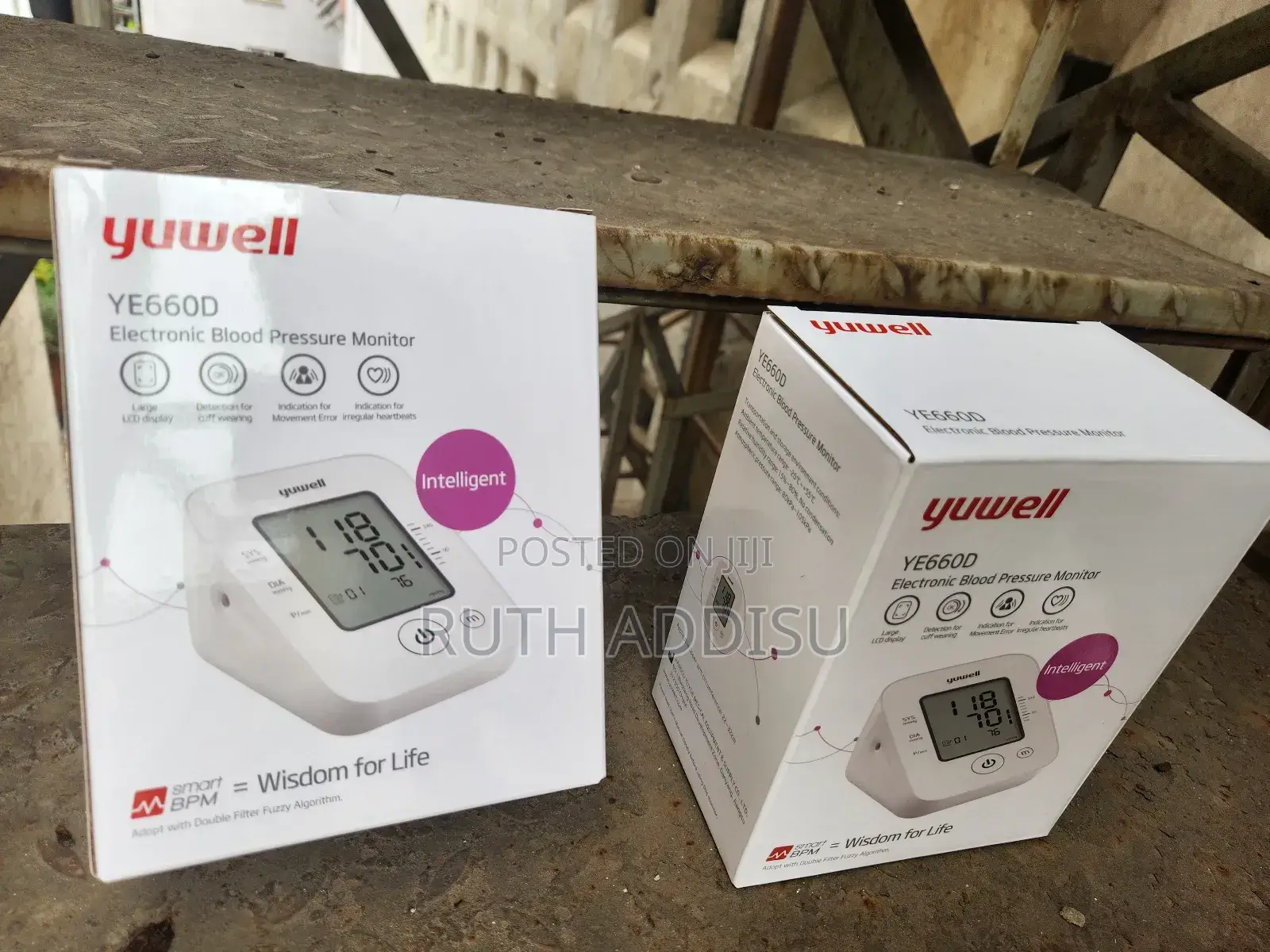 Digital Blood Pressuer Monitor愛心new Medical Bp Monitor New