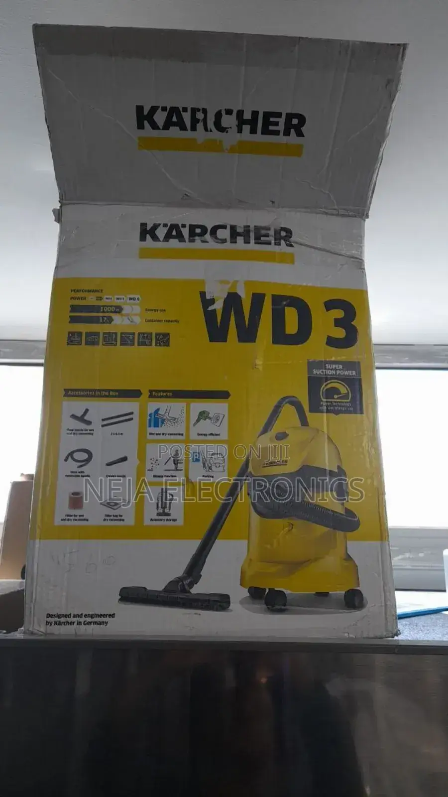 Karcher Vacuum Cleaners 17-Litters 1000w Deliver