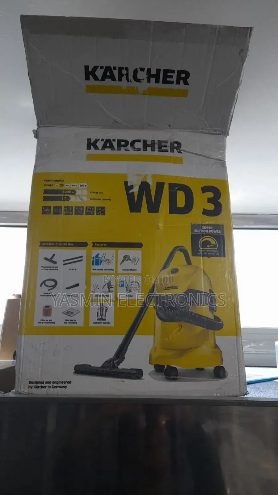 Karcher Vacuum Cleaners 17-Litters 1000w Deliver