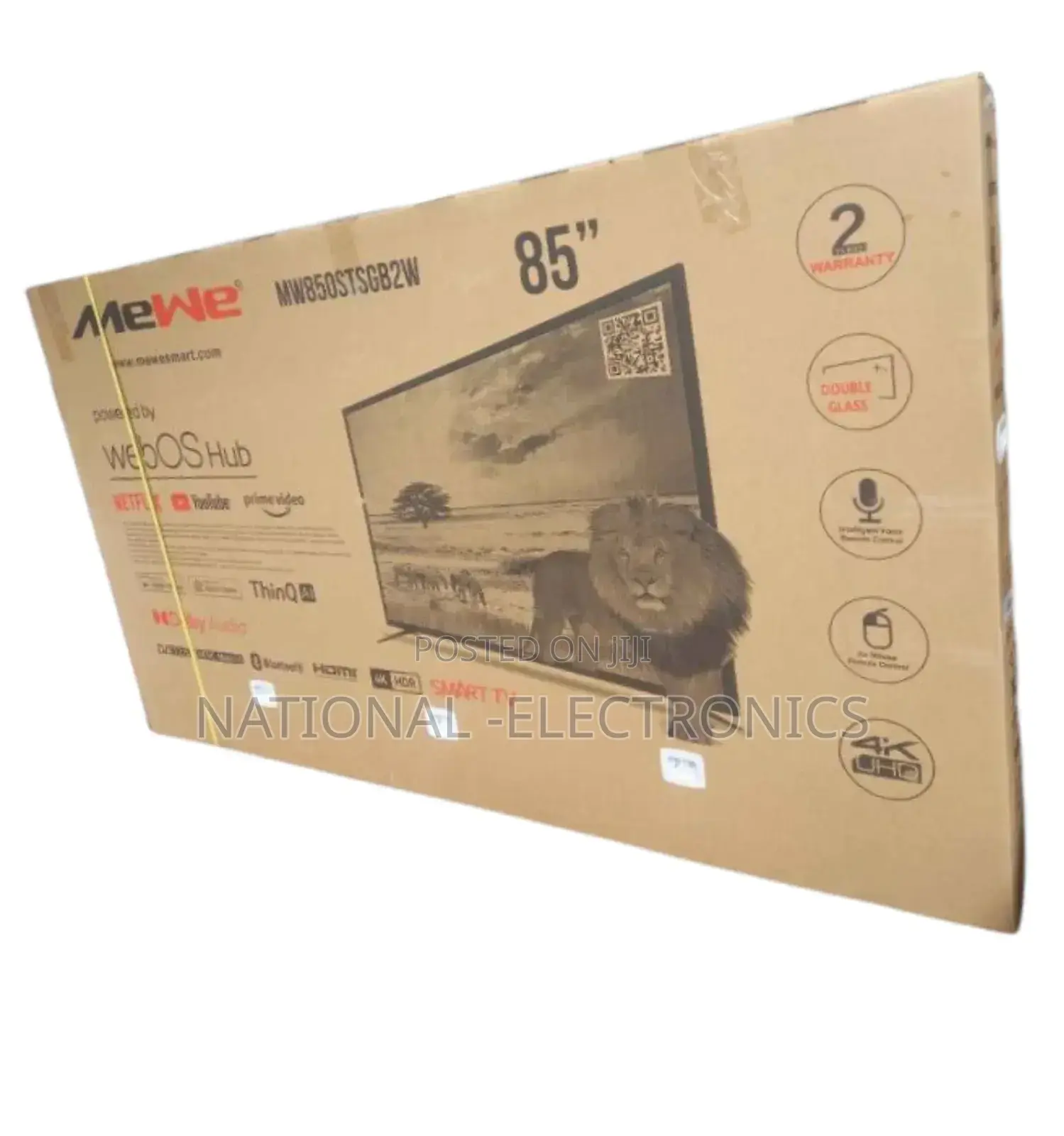 Mewe 85 Inch Tv Smart Uhd Webos Hub New 2025 Tv