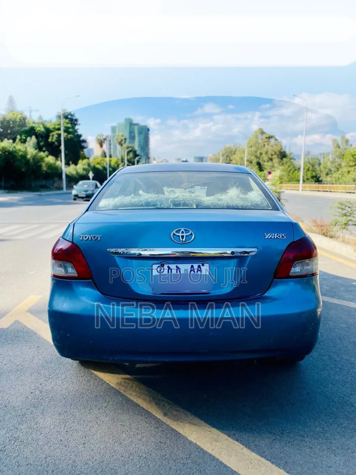 Toyota Yaris 2008 Blue
