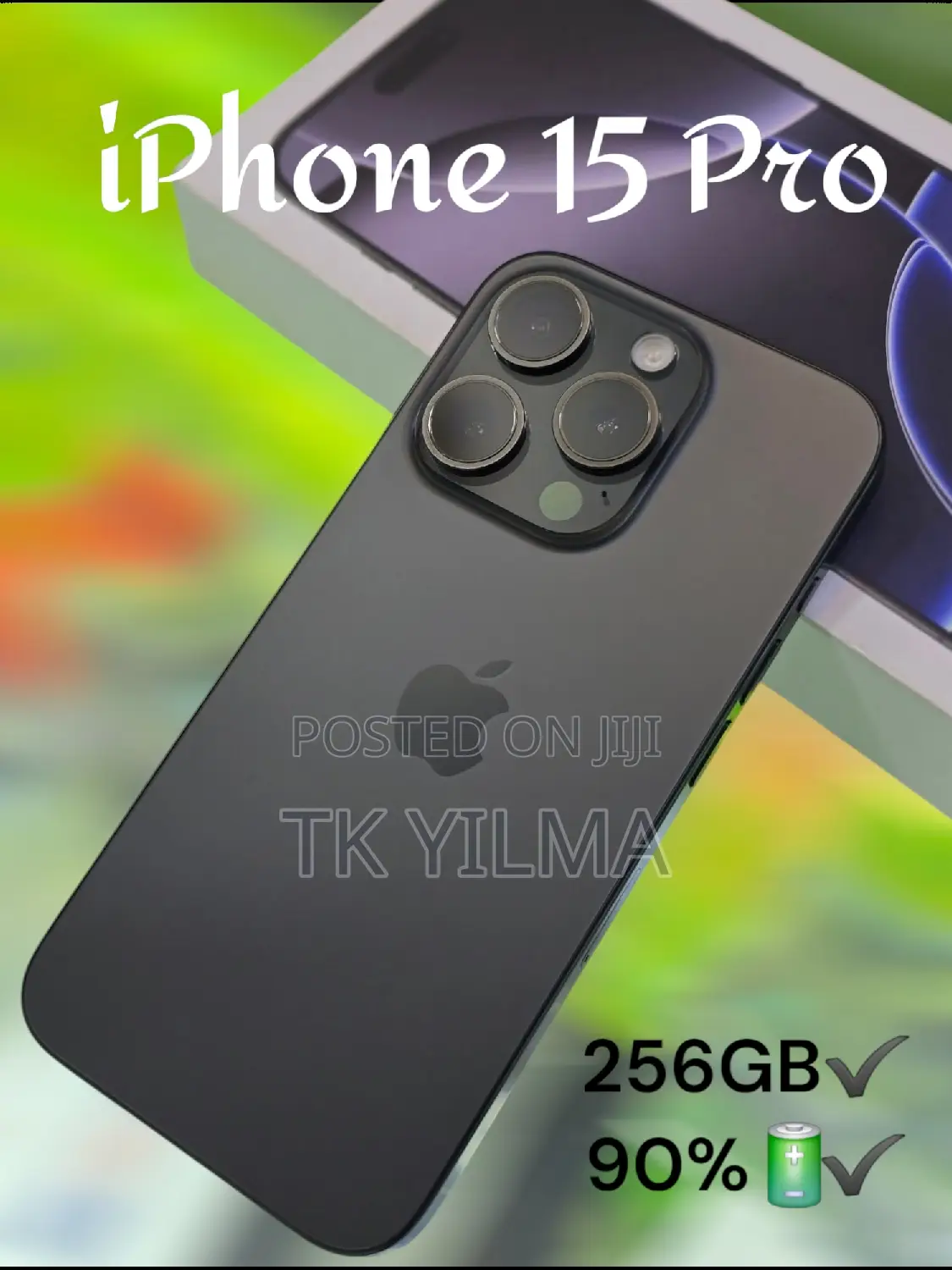 Apple iPhone 15 Pro 256 GB Black