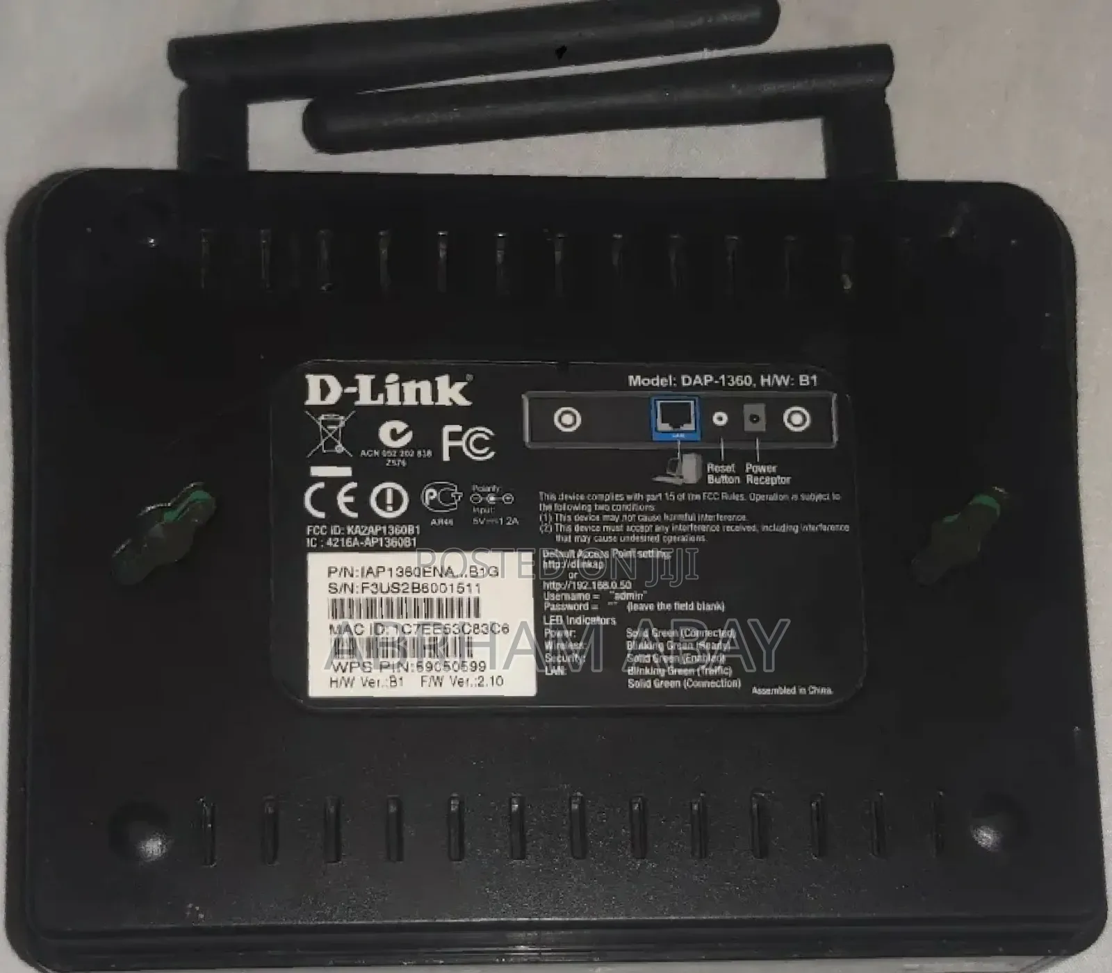 D-link Dap-1360 With Cable