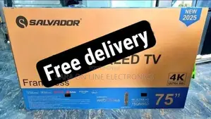Salvador 75" Framless Qled Tv New 2025
