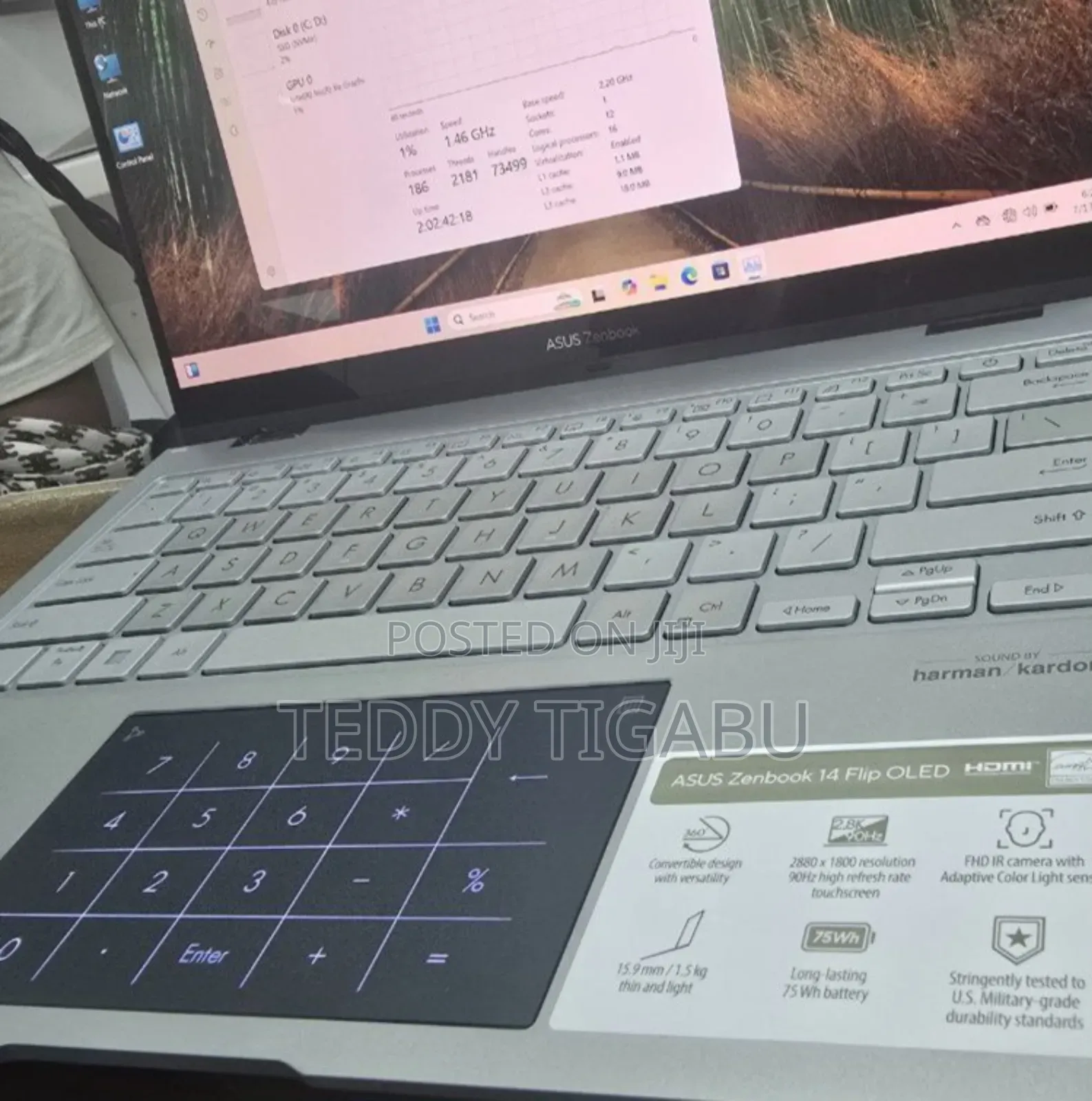 New Laptop Asus 16GB Intel Core I5 SSD 1T