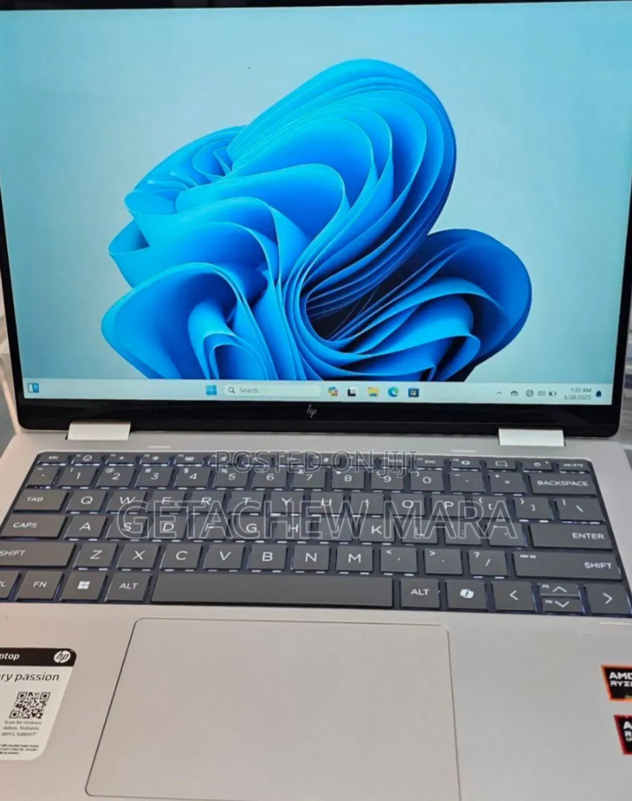 New Laptop HP Envy X360 16GB AMD Ryzen 5 SSD 512GB