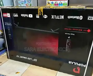 Popular 50" New Model 2025 Double Galss Tv
