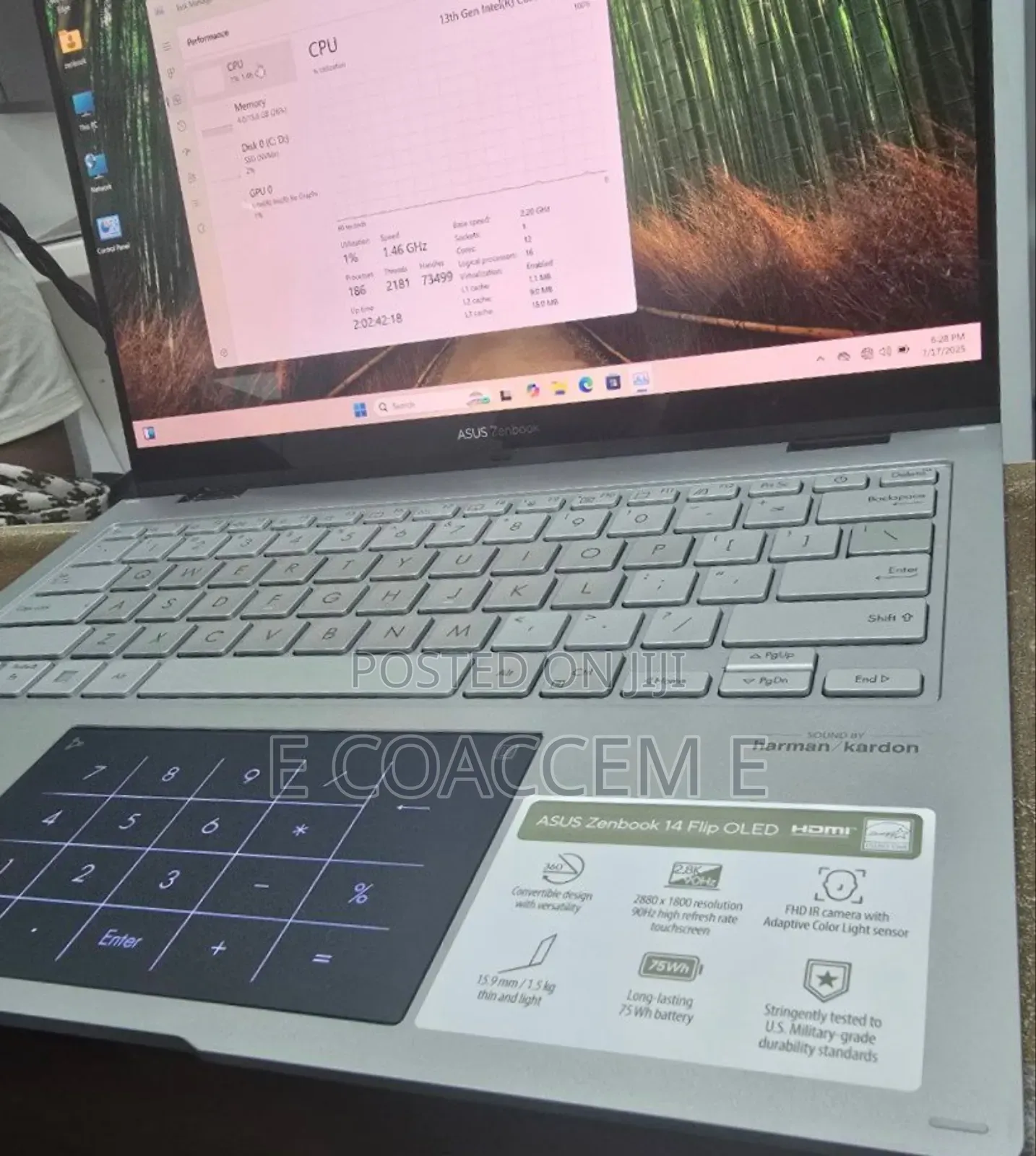 New Laptop Asus 16GB Intel Core I7 SSD 1T