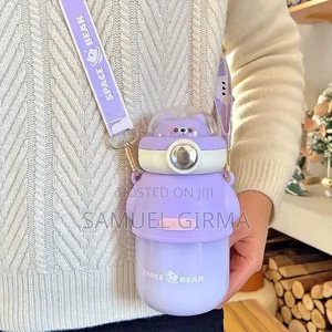 Space Bear Design Water Bottle High Quality