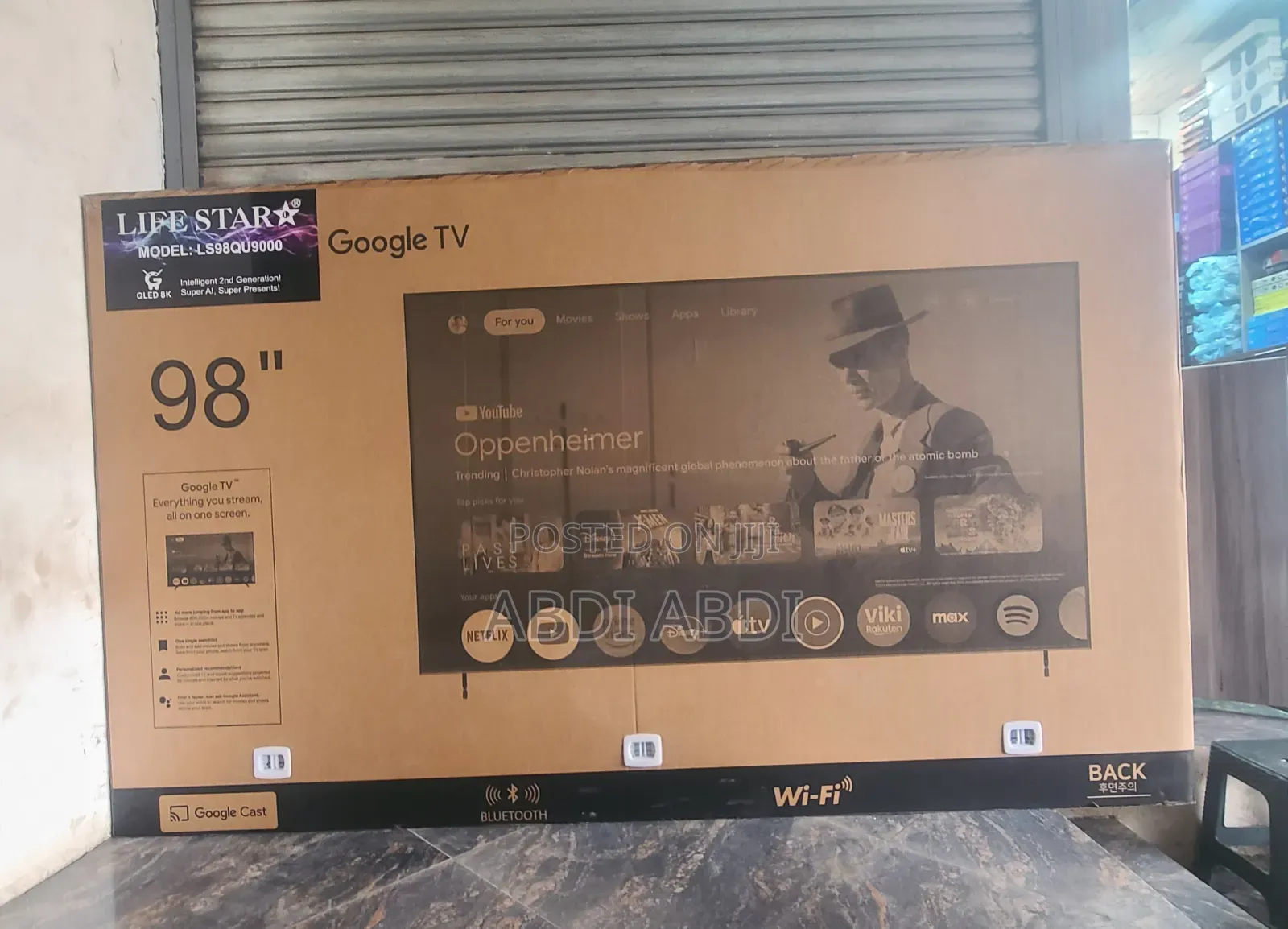 Life Star Tv 98 Inch Smart Framless