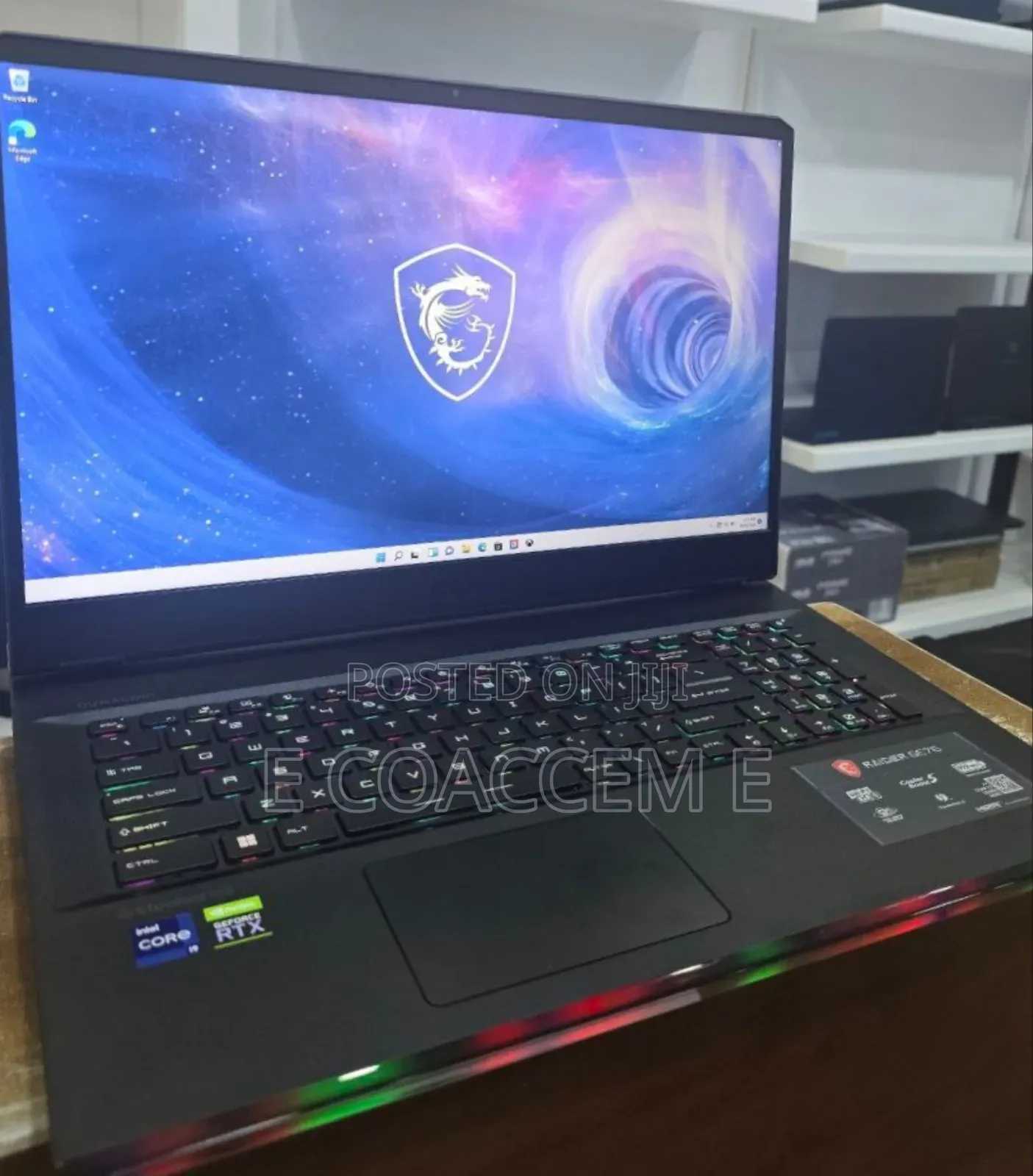 New Laptop MSI 16GB Intel Core I9 SSD 1T
