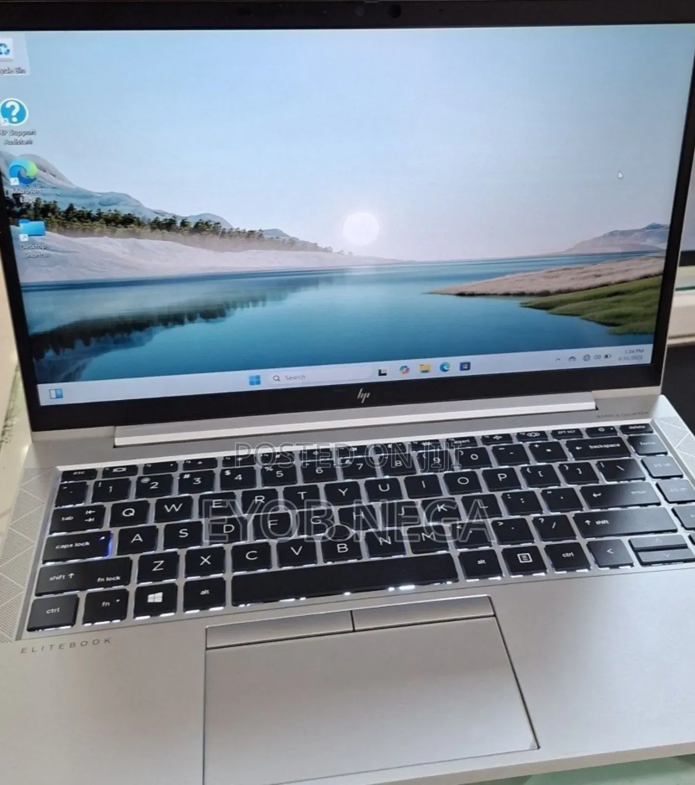 New Laptop HP EliteBook 845 G7 16GB AMD Ryzen 7 SSD 512GB