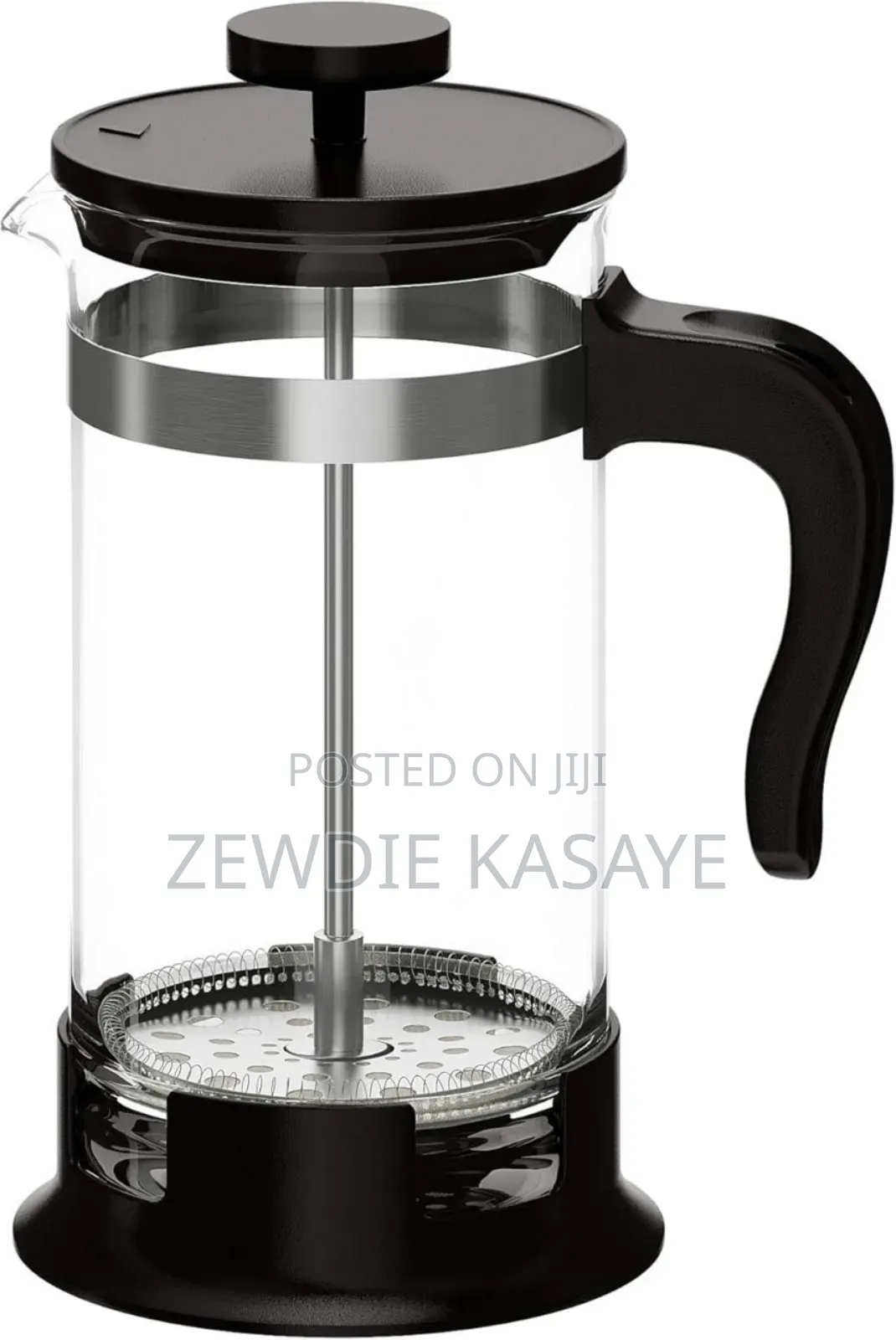 Ikea French Press , Glass, Stainless Steel 1liter