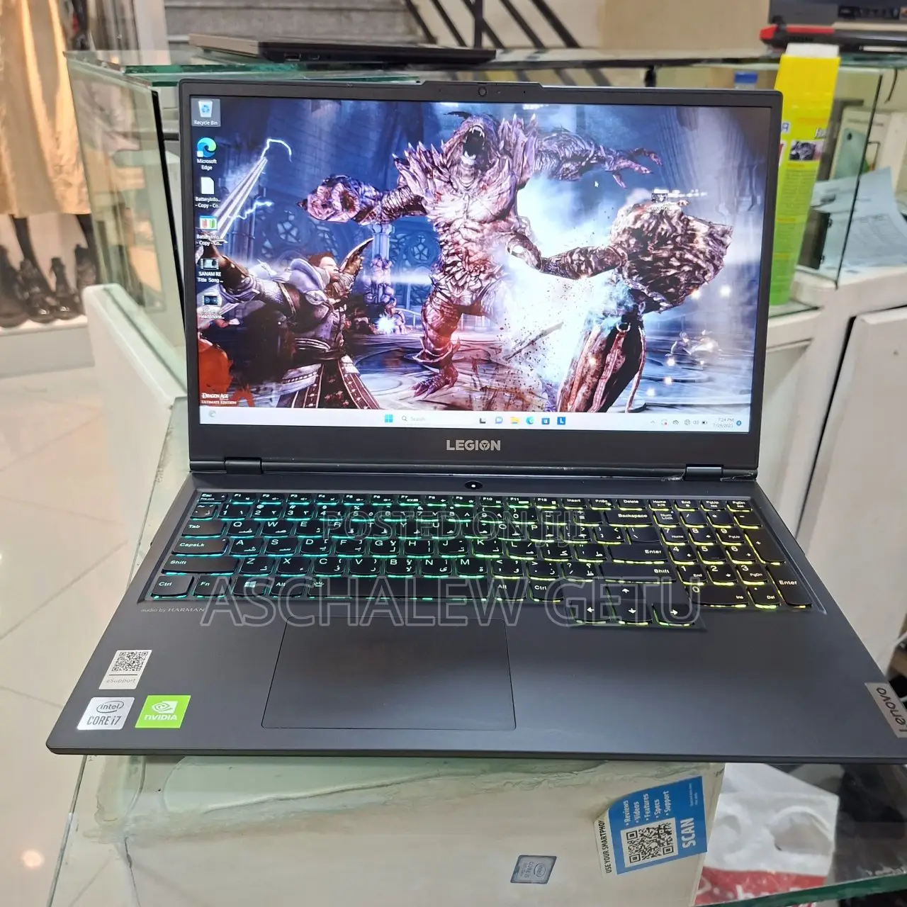 New Laptop Lenovo Legion 5 16GB Intel Core I7 SSD 512GB