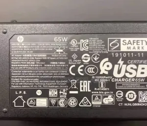 Genuine Original 65w Usb-c Hp Charger For All Type C Laptop