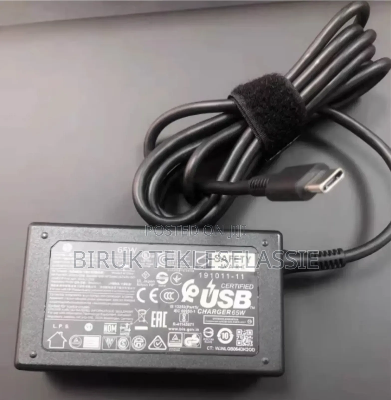 Genuine Original 65w Usb-c Hp Charger For All Type C Laptop