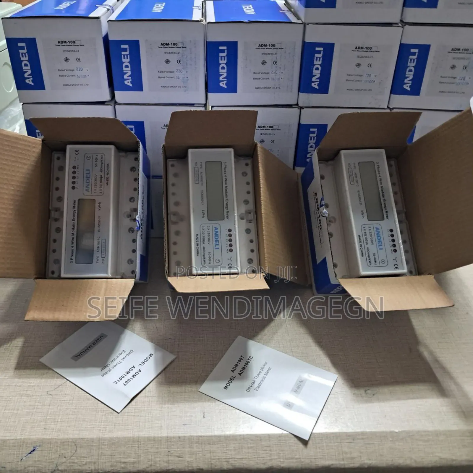 KWH 3ph Andeli Brand 100a