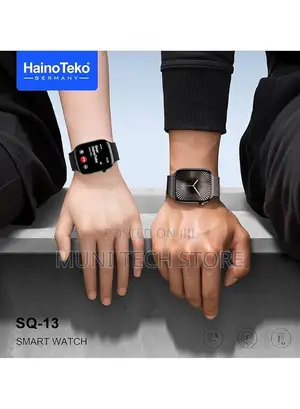 Photo - Haino Teko Sq-13 Series 10 Jet Black Smart Watch.