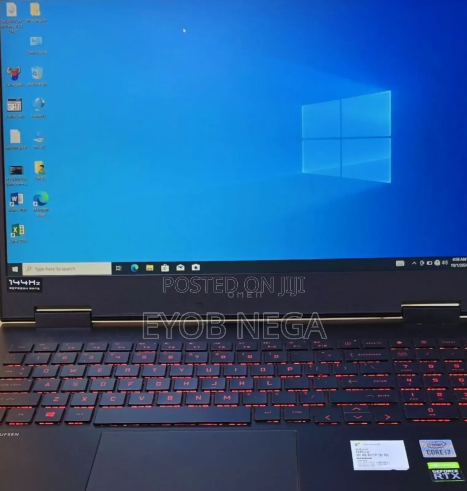 New Laptop HP Omen 15 16GB Intel Core i7 SSD 1T