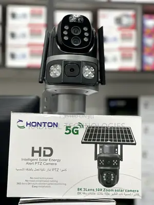  5g Solar Security Camera Double Lens