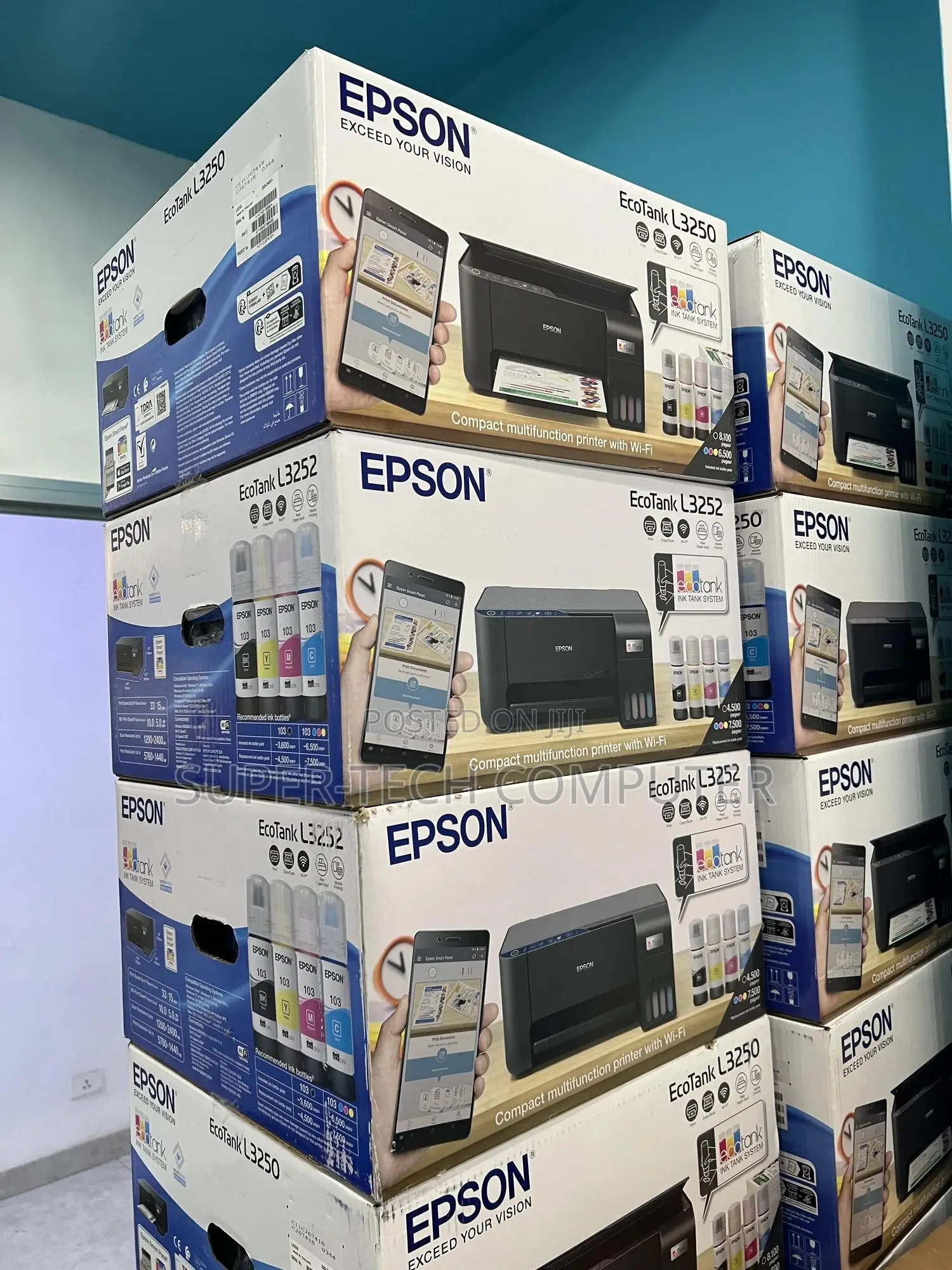 Epson L3250 Color Printer Scan and Copy Quantity Available