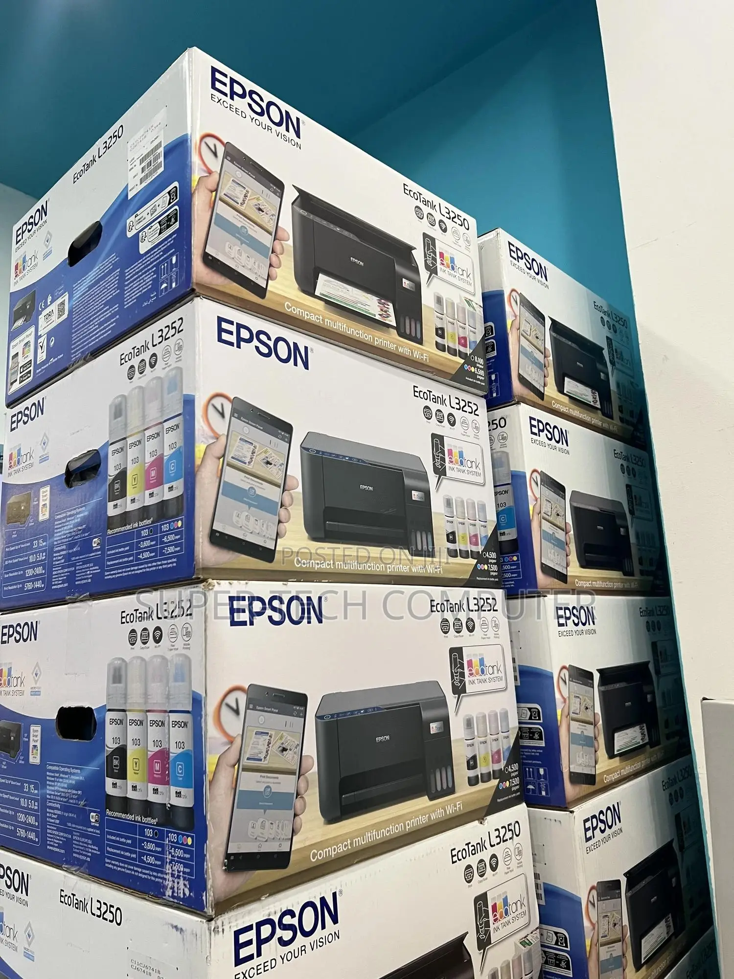 Epson L3250 Color Printer Scan and Copy Quantity Available