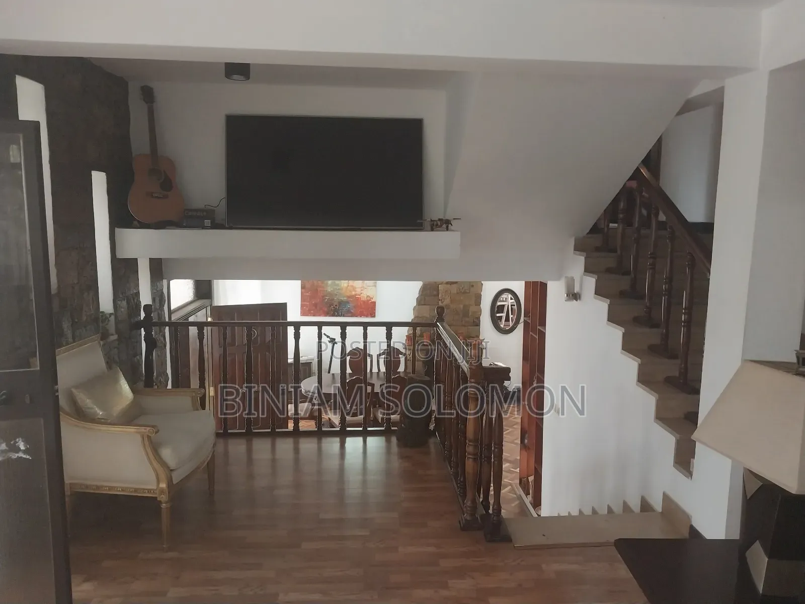 Furnished 4bdrm Villa in Bole for rent