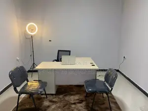 Photo - Full Set L Shaped Secretary Table With Guest Chair